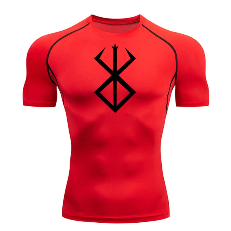 Summer Running T-Shirt Compression Short Sleeve Shirt Sportswear Men's Fitness MMA rashgarda Long Sleeves Base layer Second Skin