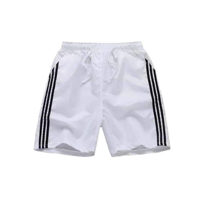 Men's Sports Shorts Summer Fitness Running Training Basketball Football Pants Three Bars Loose Casual Sports Pants