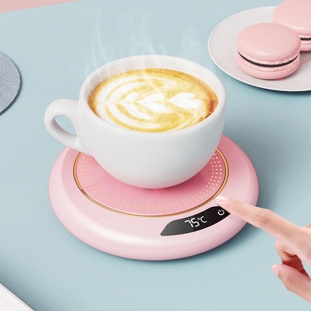 Coffee Mug Warmer Auto Shut Off Electric Beverage Tea Water Milk Warmer Portable Cup Warmer for Heating Coffee Beverage Milk Tea