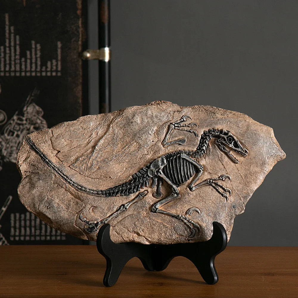 Creative Dinosaur Fossil Resin Craft Decoration Retro Animal Statue Miniature Indoor Living Room Decoration Souvenir Home Gift