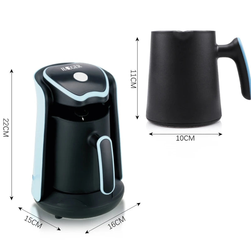 Household Automatic Turkish Coffee Machine Cordless Electric Pot AC 220~240V 600W Portable Travel Coffee Maker 70-80ml Hot Sale