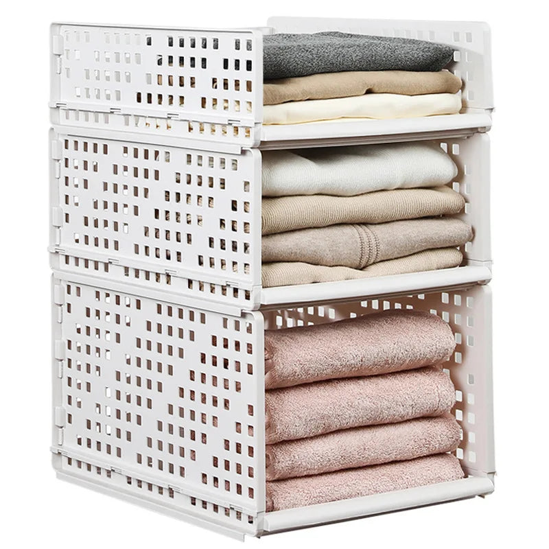 Foldable Layer-type Storage Tools Clothing Pants Storage Rack Study Bedroom Closet Storage Rack Drawer Type Storage Storage