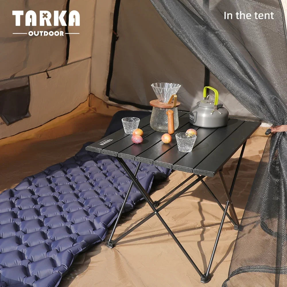 TARKA Outdoor Camping Folding Table Party Picnic BBQ Portable Foldable Desk High Strength Ultralight Aluminium Portable Table