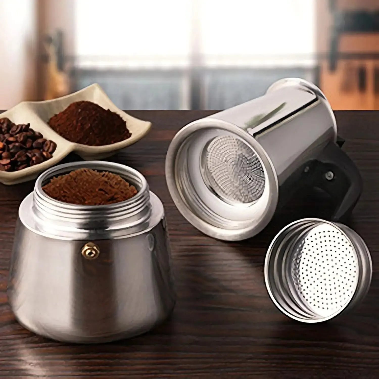 Collection 4/6/9 Cups Moka Pot Caffe Machine Espresso Cups Coffee Makers Latte Percolator Stove Top Moka Coffee Maker