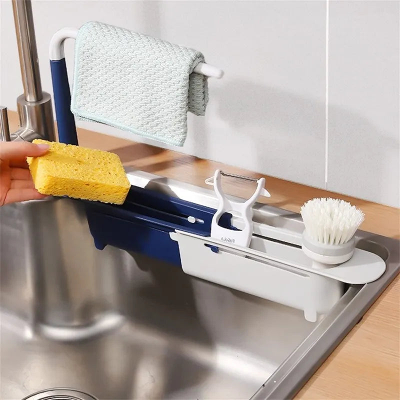 Useful Things for Kitchen Cabinet Storage Organizer Kitchenware Sponge Holder for Sink Accessories Organizers Shelves Novel Home