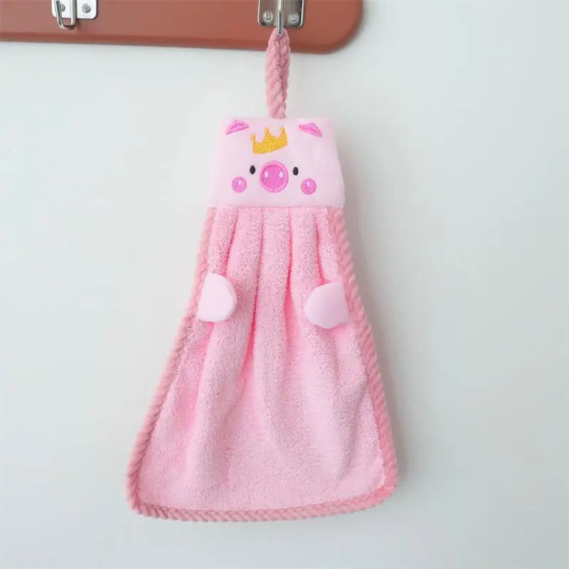 Cute Hand Towels Kitchen Bathroom Hand Towel Super Absorbent Microfiber Kitchen Towel High-efficiency Tableware Cleaning Towel