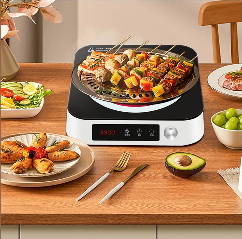 3500W Induction Cooker Household Multicooker Electric Ceramic Heaters High-power Induction Cooker 220V