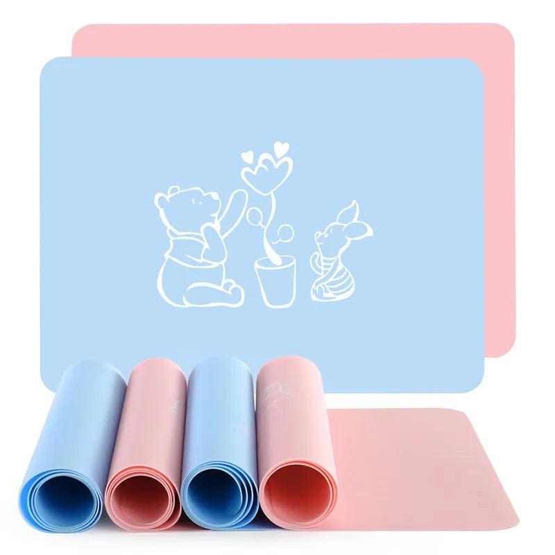 Placemats for Kids, Silicone Placemat Baby, Waterproof Heat Resistant Non-slip Kitchen Table Dining Mat, Portable Easy to Clean