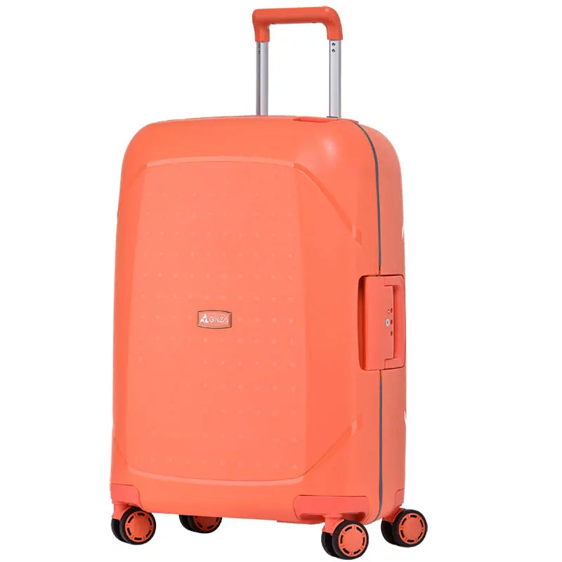 Luxury 100% PP Anti-scraping Rolling Luggage Spinner Ultra Light Travel Suitcase Hardside Luggage 20