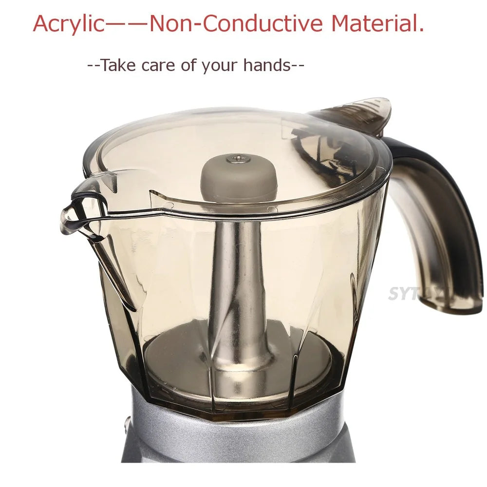 Multi-function Coffee Maker Coffee Pot Coffee Percolators Electric Moka Pot Kettle Coffee Brewer Portable Office Coffee Maker