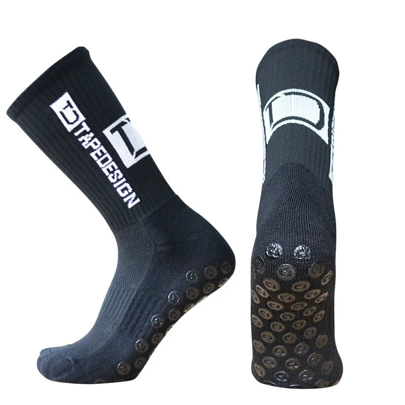 Anti-slip Football NEW TD Socks Men Women Non-slip Soccer Basketball Tennis Sport Socks Grip Cycling Riding Socks 39-45 futbol