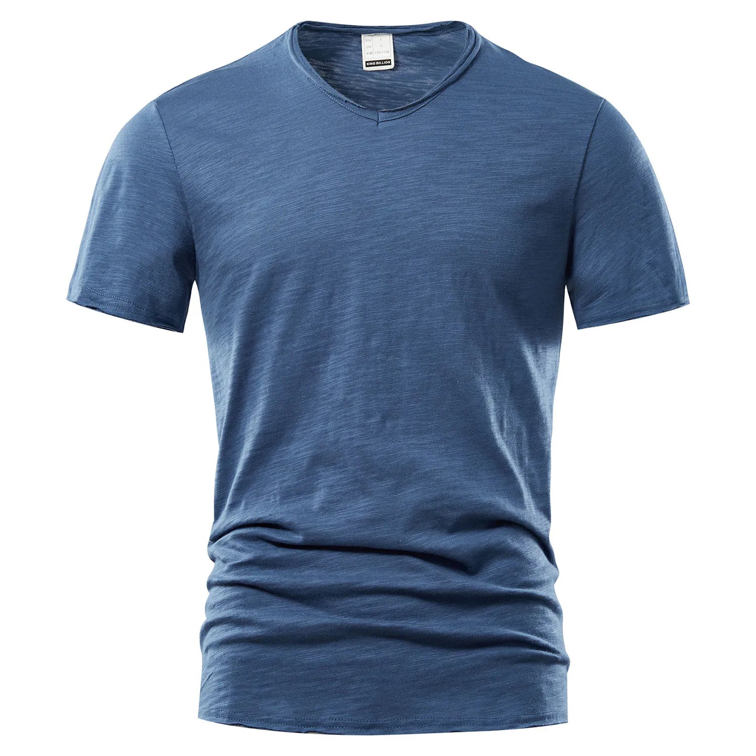 New Mens T Shirt Pure Color V Collar Short Sleeved Tops Tees Men T-Shirt 10colors slim Man T-Shirts Fitness For Male Clothes