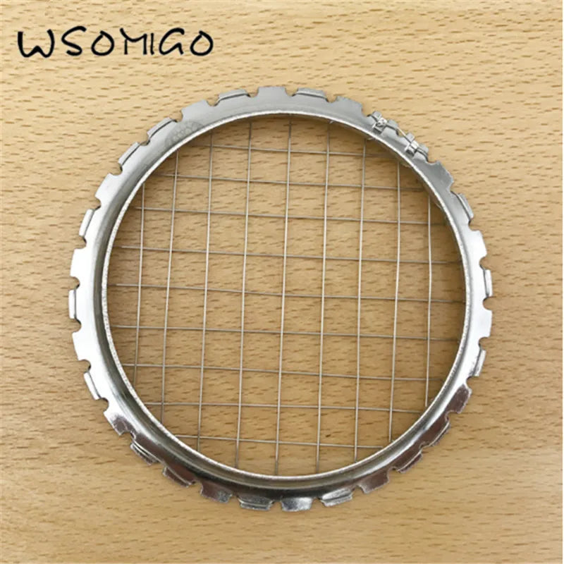 WSOMIGO 1pcs Kitchen Accessories Cutter Cut Egg Equipment Grid Vegetable Salad Egg Cuter Kitchen Gadget Kitchenware - C