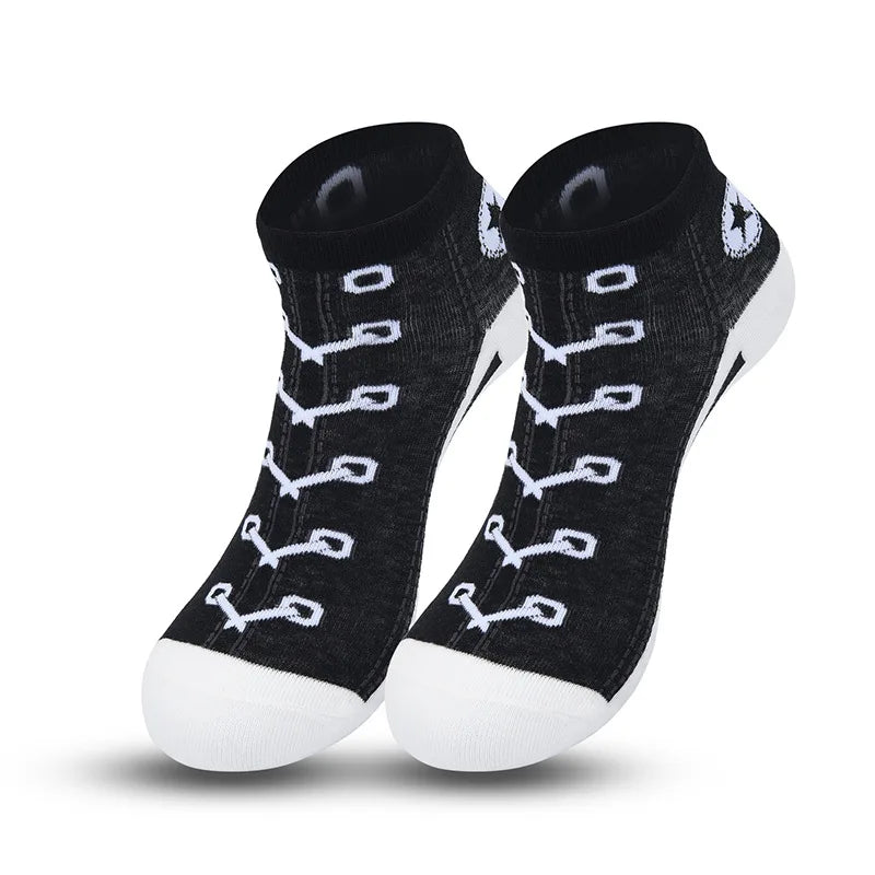 Fashion Men's and Women's Cotton Socks, Deodorant Socks, Boat Socks, Spoof Sports Socks, Shoe Patterns, Low Top Socks