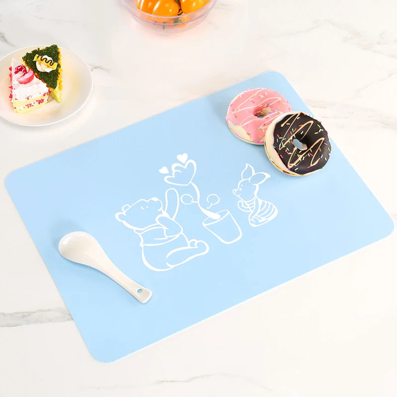 Placemats for Kids, Silicone Placemat Baby, Waterproof Heat Resistant Non-slip Kitchen Table Dining Mat, Portable Easy to Clean