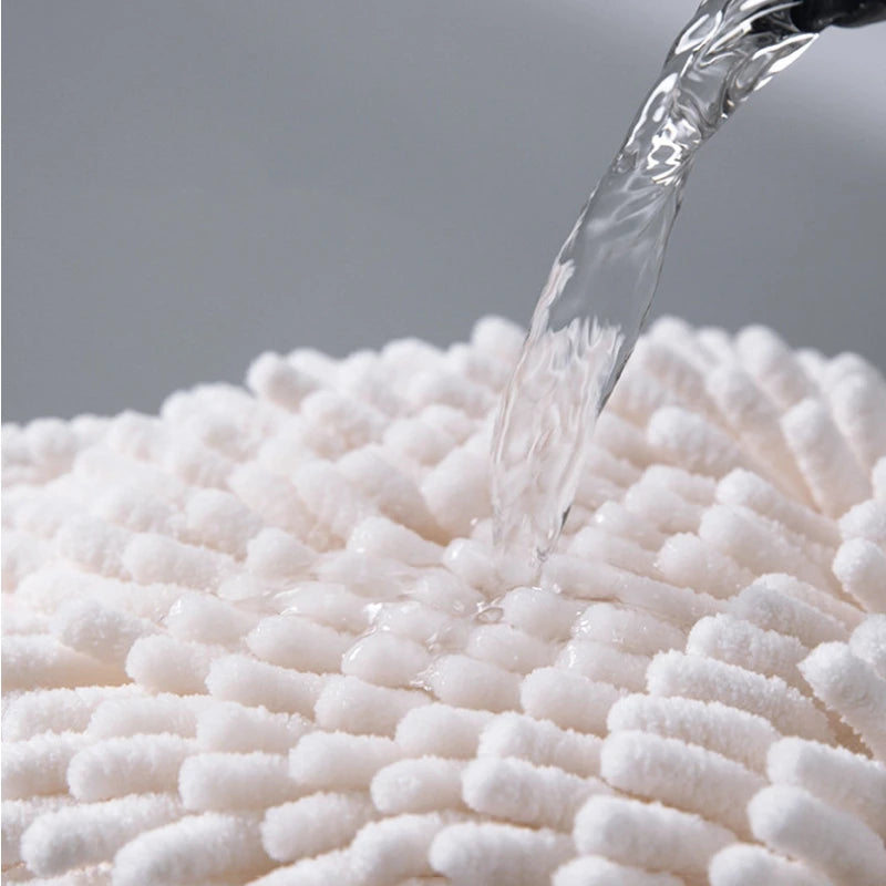 Chenille Hand Towel Soft Hand Drying Towels Absorbent Cloth Microfiber Hand Care Product Towels Kitchen Bathroom Home Textile