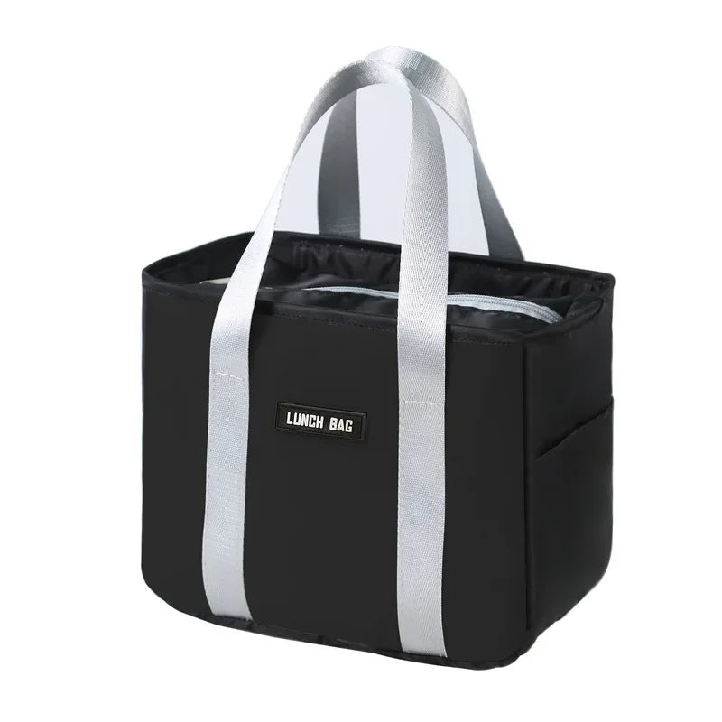 Lunch box portable insulation bag waterproof snack bag aluminum foil thickened lunch bag with rice bag for office workers