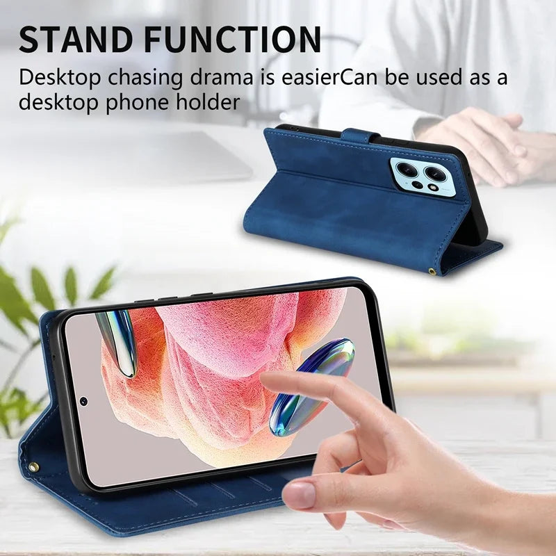 Wallet Magnetic Flip Leather Case For Xiaomi Redmi Note 12 12S 12 Pro Plus 11 Pro 11S 11T 10S 10 Pro 10T 9 Pro 8T 7 5 Pro Cover