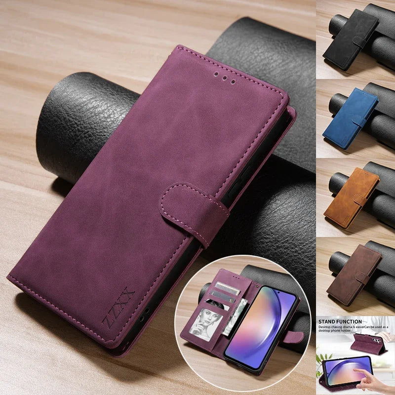 Wallet Magnetic Flip Leather Case For Samsung Galaxy A03 A04s A10 A12 A13 A14 A21s A22 A23 A31 A32 A33 A34 A51 A52 A53 A54 A71