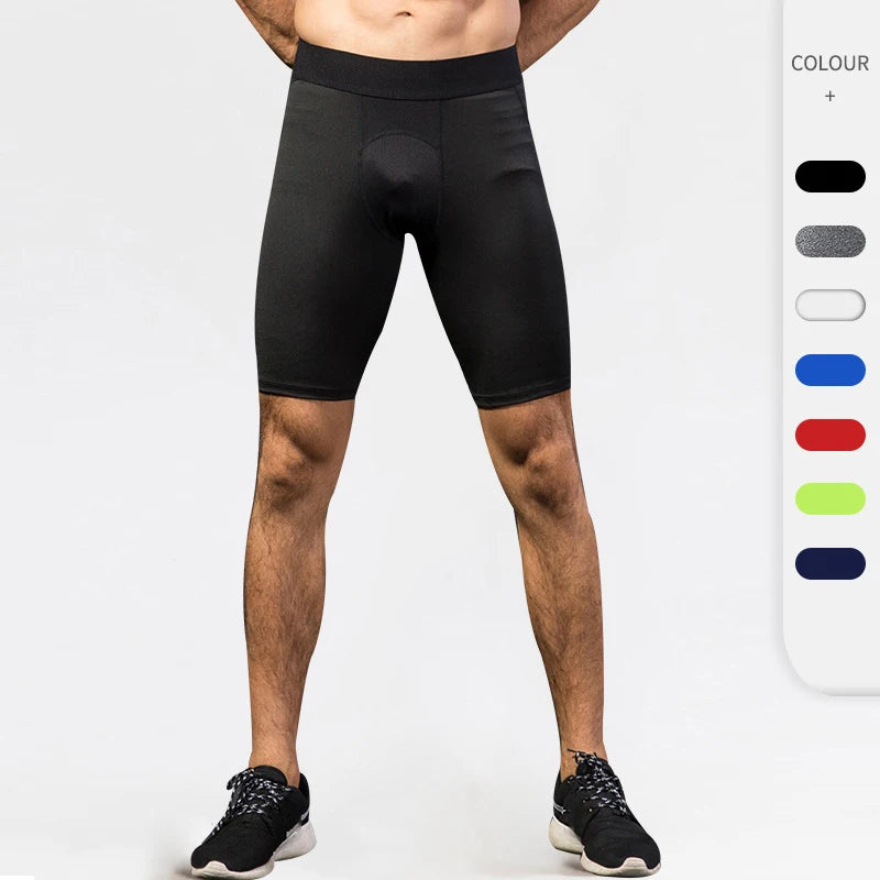 Men's Compression Underwear Push Up Badminton Clothing Jerseys Boxing Sportswear Male Running Shorts Jogging Leggings Gym Trunks