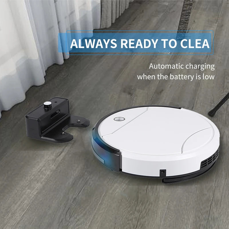 Sweeping Robot Vacuum Cleaner Automatic Recharging Remote Control Suction Drag Home Appliance Dry Wet Wireless Vacuum Cleaner