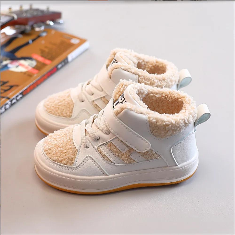 Kids Ankle Boots For Boys Autumn Winter Children Leather Boots Fashion Toddler Girls Fashion Kids Short Shoes Classic Rubber New