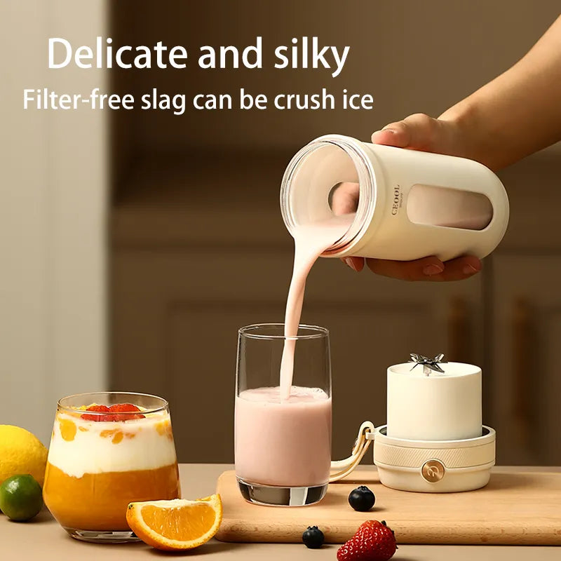 350ML Portable blender 10 Blades 3000mah Electric Juicer machine Fruit vegetable milkshake Smoothie mixer Juice Maker