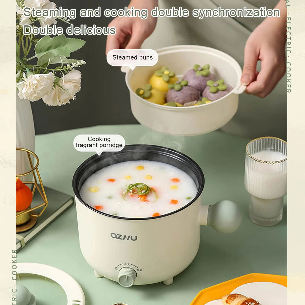 Electric Cooker Non-Stick Pot Portable Travel Home Dormitory Bar Kitchen