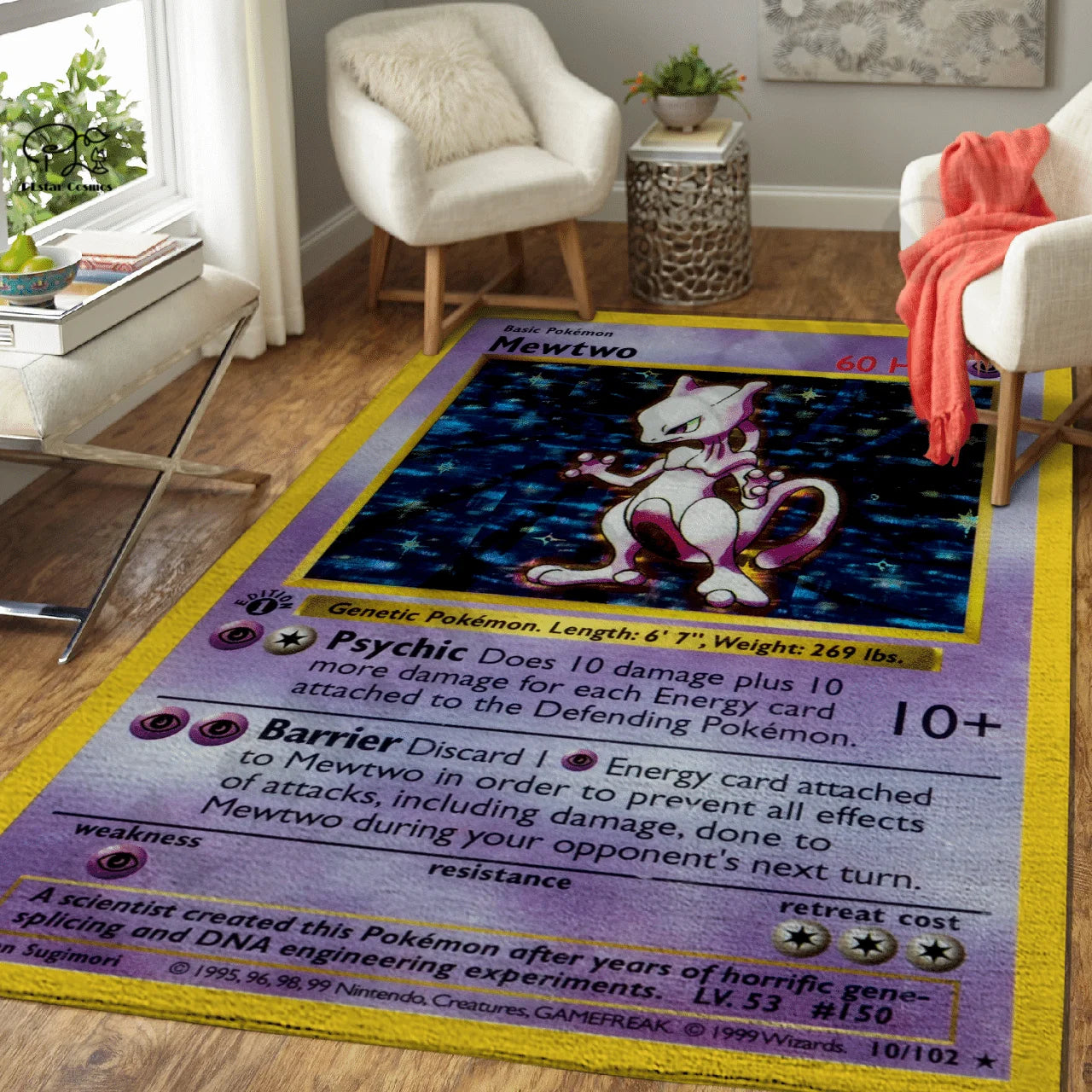 Newfashion Anime Card Area Rug Gift 3D Printed Room Mat Floor Anti-slip Large Carpet Home Decoration Style-1