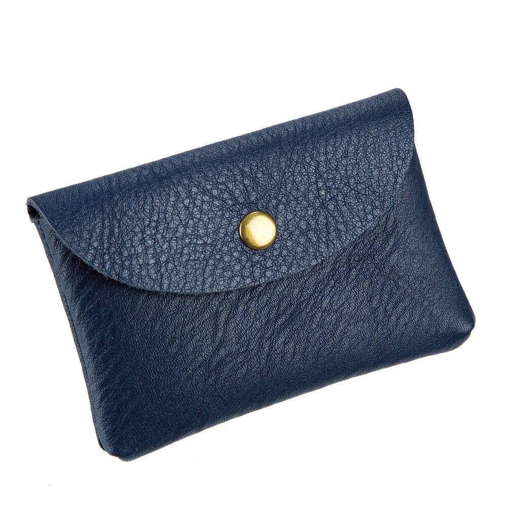 Men Ultrathin Coin Purse Card Bag Minimalist Top Layer Cowhide Document Bag Travel Multi Card Bag Men Wallet billetera hombre