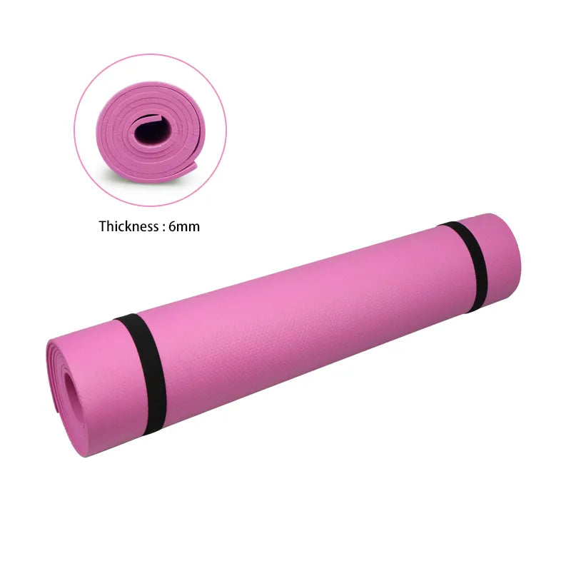 Yoga Mat Anti-skid Sports Fitness Mat 3MM-6MM Thick EVA Comfort Foam yoga matt for Exercise, Yoga, and Pilates Gymnastics mat