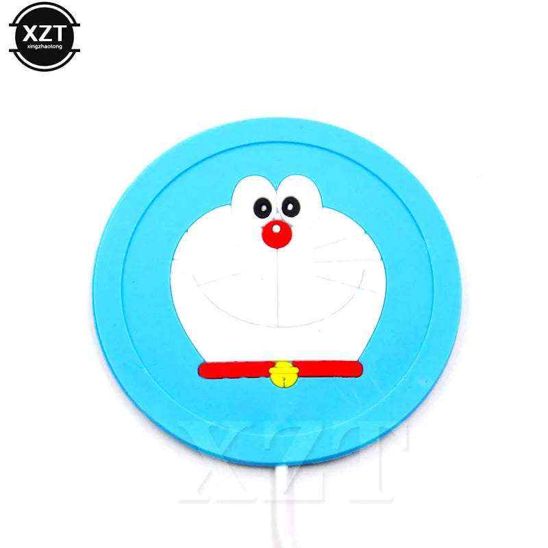 USB Silicone Heater Cartoon Pattern Heating Coaster for Milk Tea Coffee Mug Hot Drinks Beverage Cup Mat Kitchen Tools Heater