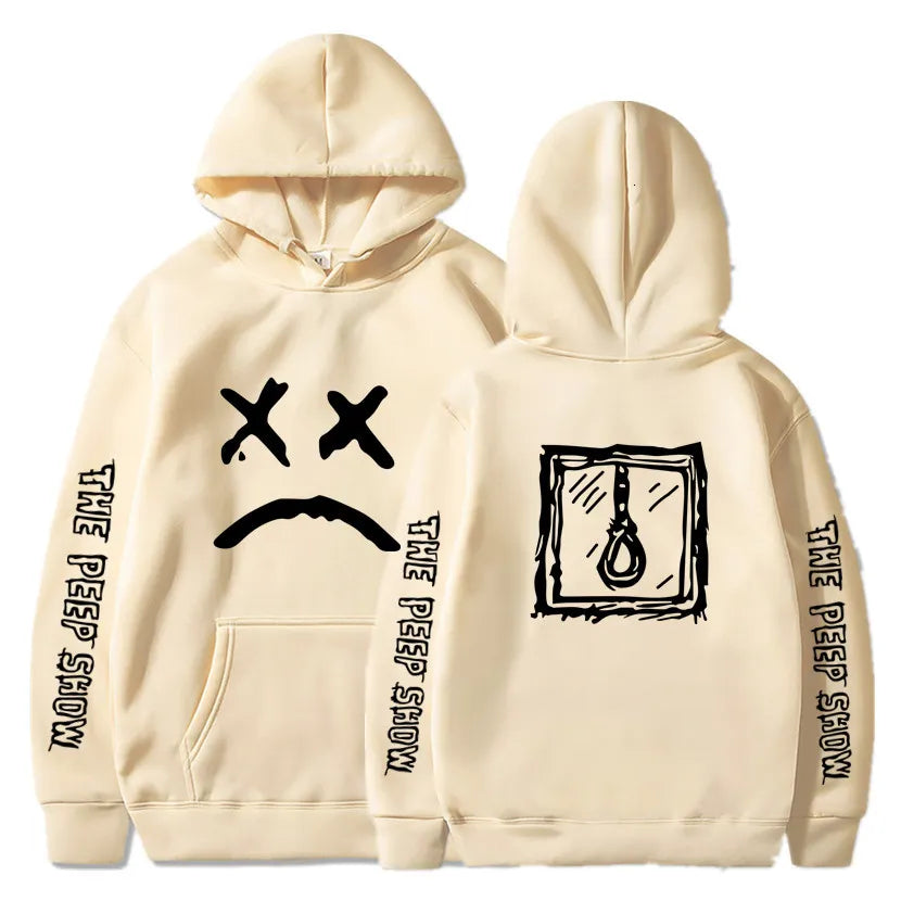 Hip Hop Lil Peep Hoodies Hell Boy Men Women Hooded Pullover Male Female Sudaderas Cry Baby Hood Hoddie Sweatshirts