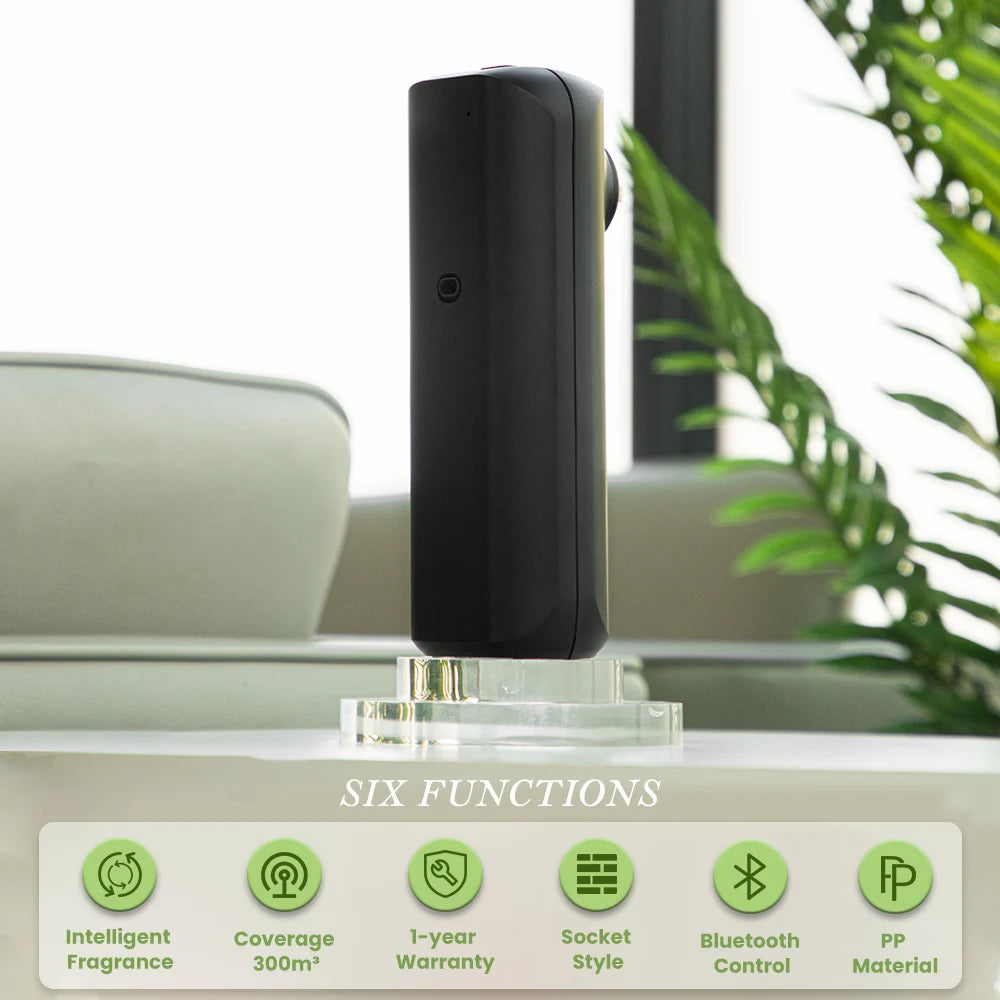 NAMSTE Aromatic Oil Diffuser Toilet Automatic Air Freshener Bluetooth APP Control Socket Style Aroma Oil Diffuser For Home Hotel