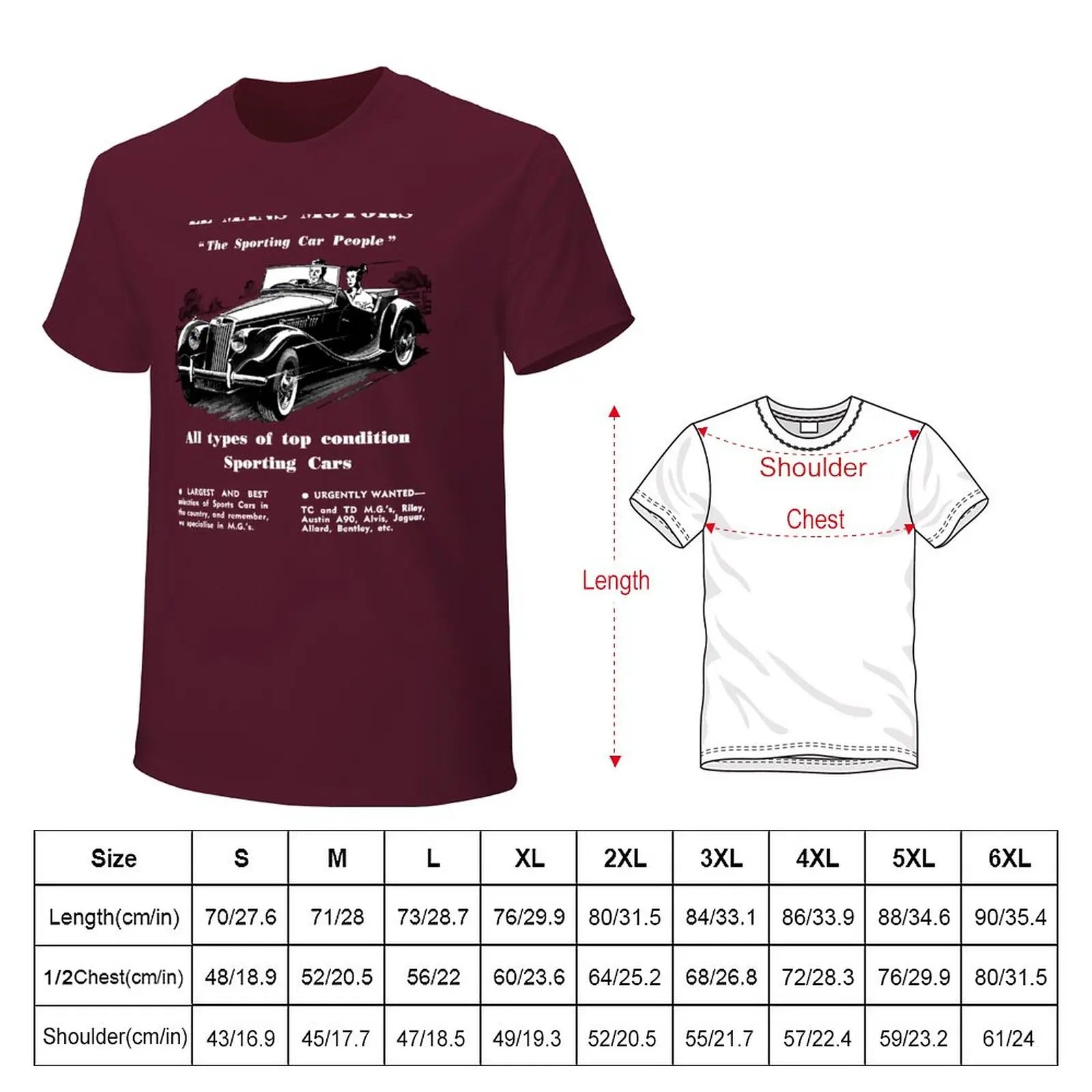 MG TF T-Shirt graphic t shirts Short sleeve T-shirt short cute clothes mens T-Shirts big and tall