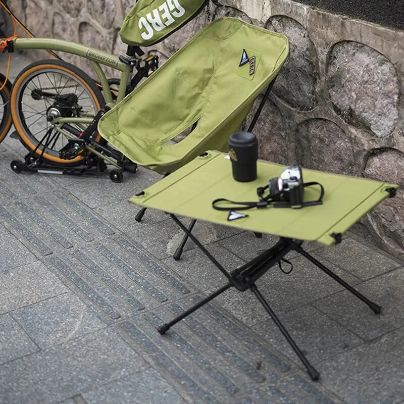 GERC Tactical Cloth Table Outdoor Cycling Camping Equipment Portable Folding Small Table Ultra-Lightweight Dining Table