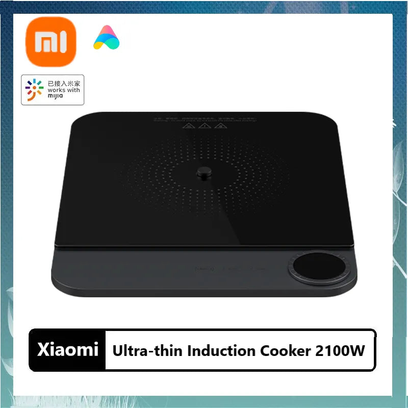 Xiaomi Mijia Ultra-thin Induction Cooker 2100W High Power 100W Low Power Heat Continuous OLED Knob 99 gears Adjustable Heating