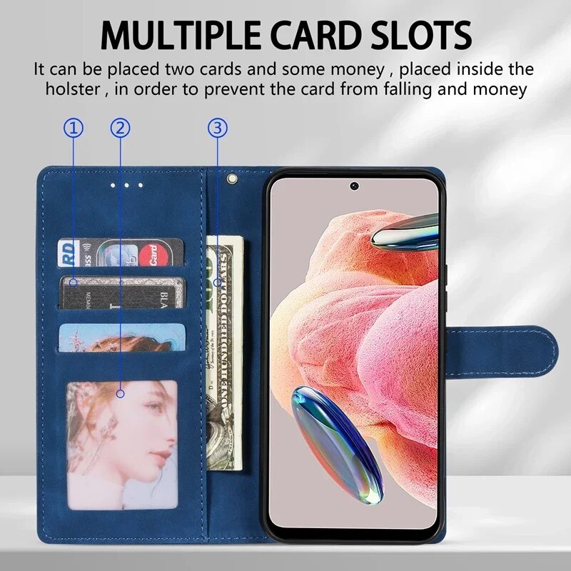 Wallet Magnetic Flip Leather Case For Xiaomi Redmi Note 12 12S 12 Pro Plus 11 Pro 11S 11T 10S 10 Pro 10T 9 Pro 8T 7 5 Pro Cover