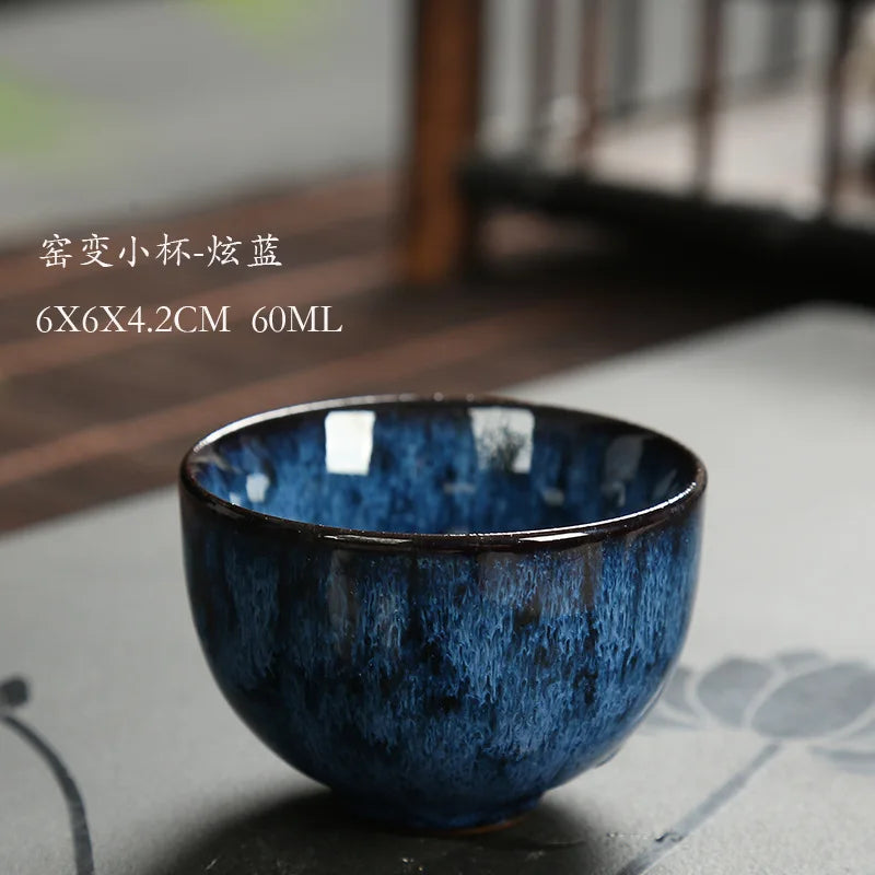 JIA-GUI LUO Ceramic teacup 60ML chinese style tea cup tea set kitchen dining bar small business supplies porcelain I020