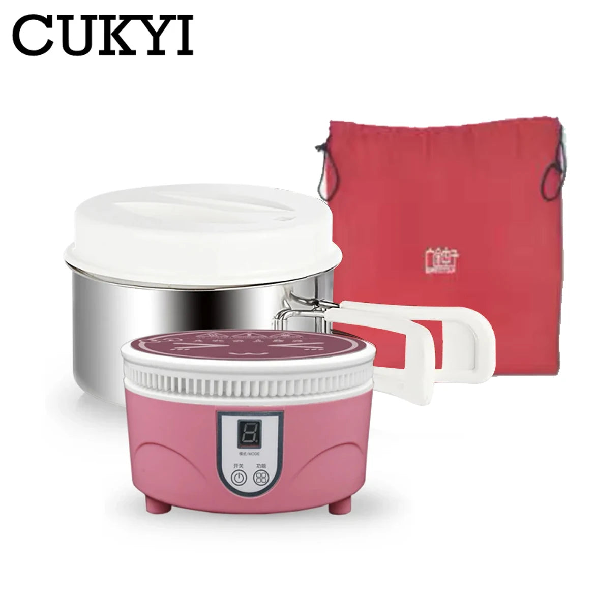 CUKYI Mini Portable Induction cookers for home office dormitory 800W Touch the electromagnetic oven stove with a Cooking pot