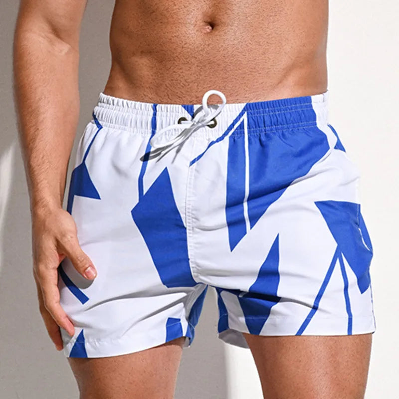 Fashion Board Shorts Swimming Shorts Men Swimwear Swim Short Quick Dry Beach Surf Boardshorts Men's Bathing Suit with Liner