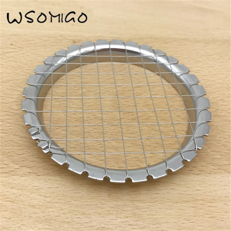 WSOMIGO 1pcs Kitchen Accessories Cutter Cut Egg Equipment Grid Vegetable Salad Egg Cuter Kitchen Gadget Kitchenware - C