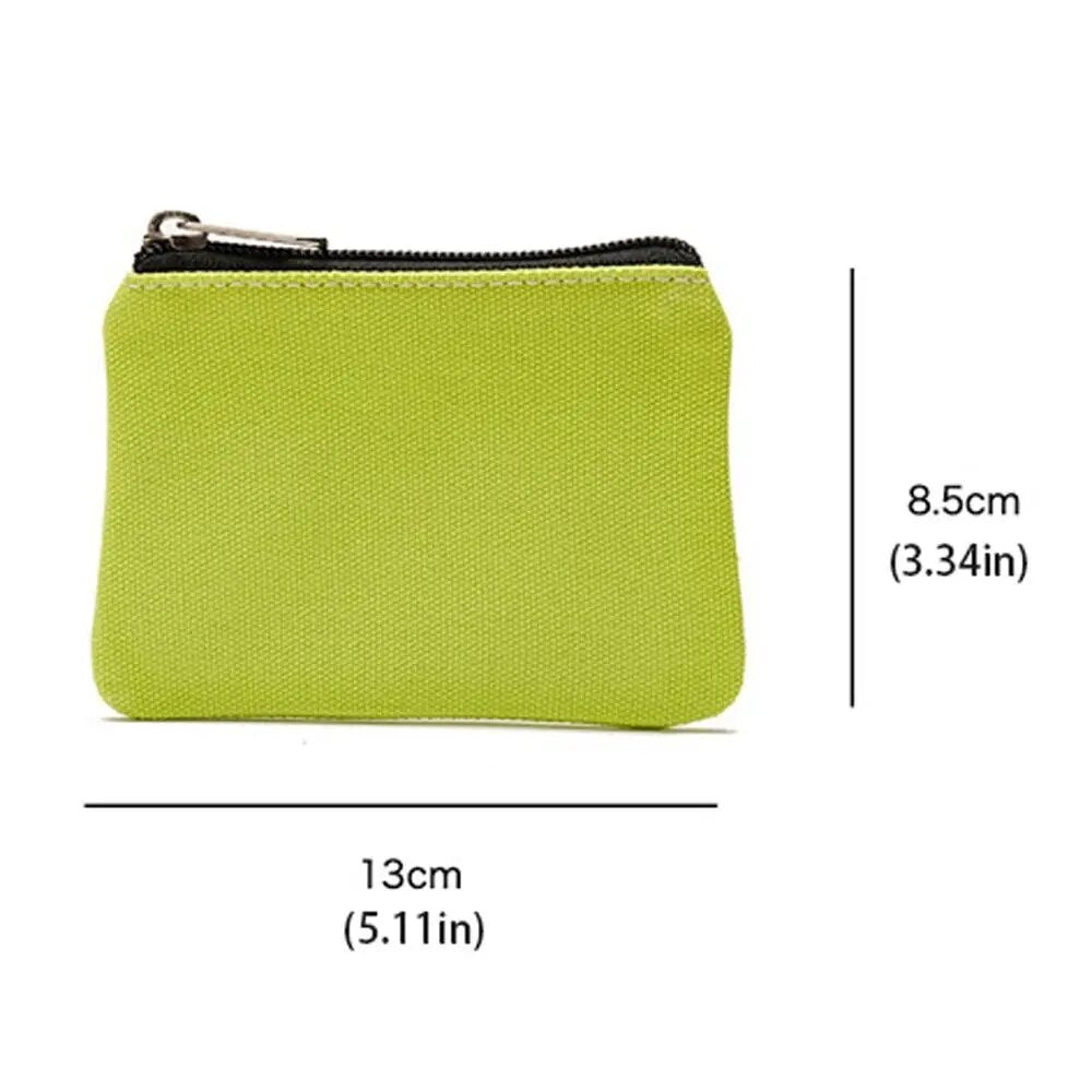 Bags Makeup Bags Bus Card Case Solid Color Zipper Korean Card Holder Small Coin Purse Men Money Bag Women Purse Wallets