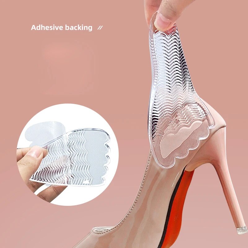 Forefoot Insert Cushion Pads for Women Shoes Anti Slip Silicone Foot Pain Relief Pads for High Heels Sandals Gel Shoe Insoles