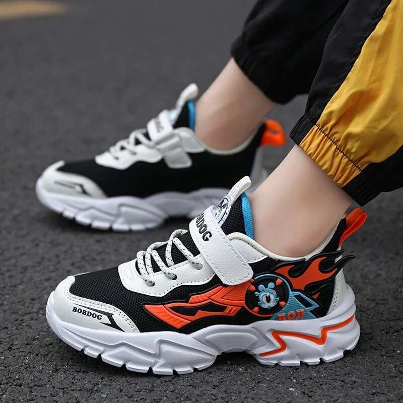 Kids Shoes Free Shipping Boys Running Shoes Breathable Mesh Sneaker Comfortable Casual Lightweight Sports Shoes for Children