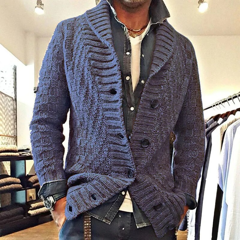 Men Clothing Winter Fleece Men Sweater Hooded Coat Cardigan Mens Knitted Sweater Jacket