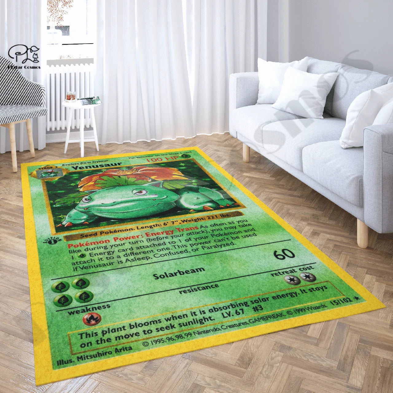 Newfashion Anime Card Area Rug Gift 3D Printed Room Mat Floor Anti-slip Large Carpet Home Decoration Style-1