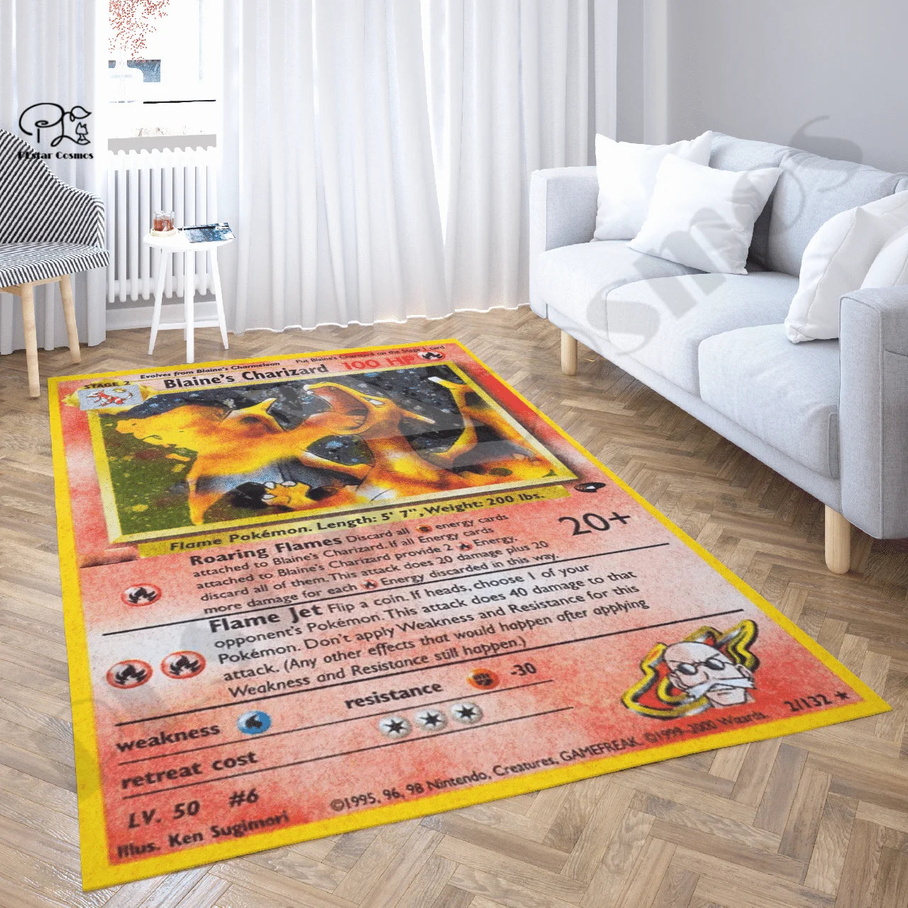 Newfashion Anime Card Area Rug Gift 3D Printed Room Mat Floor Anti-slip Large Carpet Home Decoration Style-1