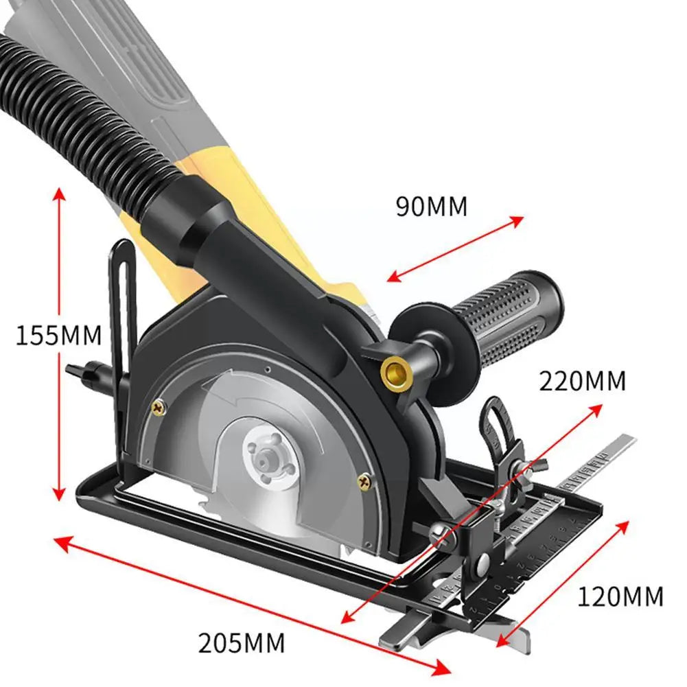 Upgraded Hand Angle Grinder Converter To Cutter 45°adjustable Saw Cutting Base Machine Refit Electric Circular Chain Saw Br X7U7