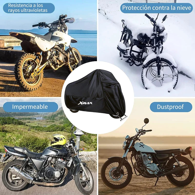 For YAMAHA XMAX X-MAX 125 250 300 400 Motorcycle Cover Outdoor Uv Protector Dustproof Rain Covers